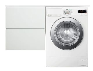 Подвесная тумба под раковину Эстет Dallas Luxe ФР-00002260 Л/П 115см два ящика белый